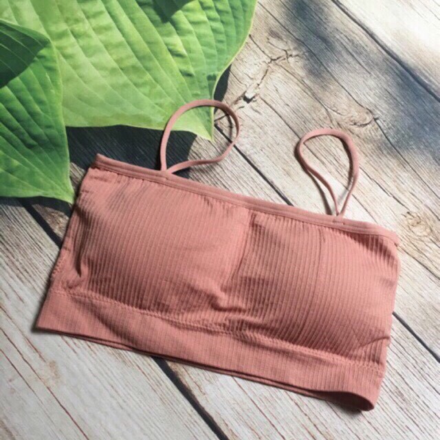 Áo Bra Quây Có Dây Gân Tăm Cotton Mềm Mại BR16
