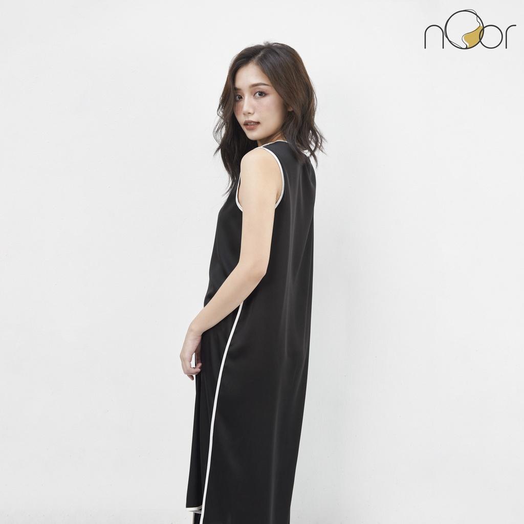 Váy Ngủ Nữ Cộc Tay Lụa Cao Cấp Mềm Mịn, Thoáng Mát Geranium thương hiệu nOor - NV529