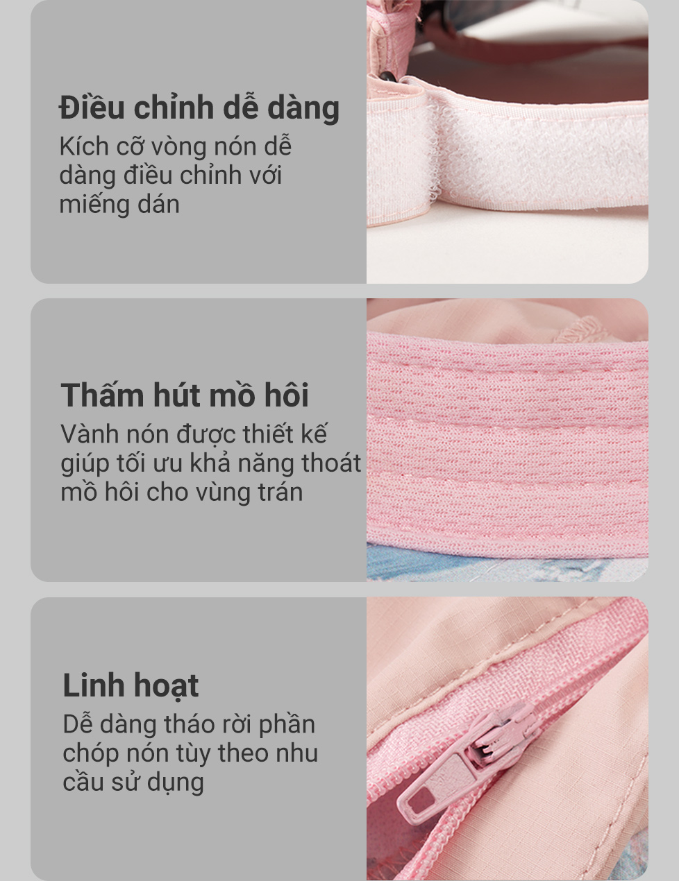 Nón Rộng Vành Chống Nắng Unisex UV100 MF23315