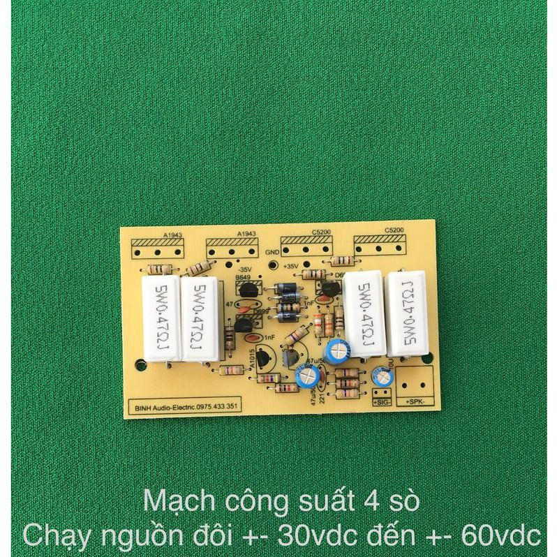 Mạch công suất 4 sò