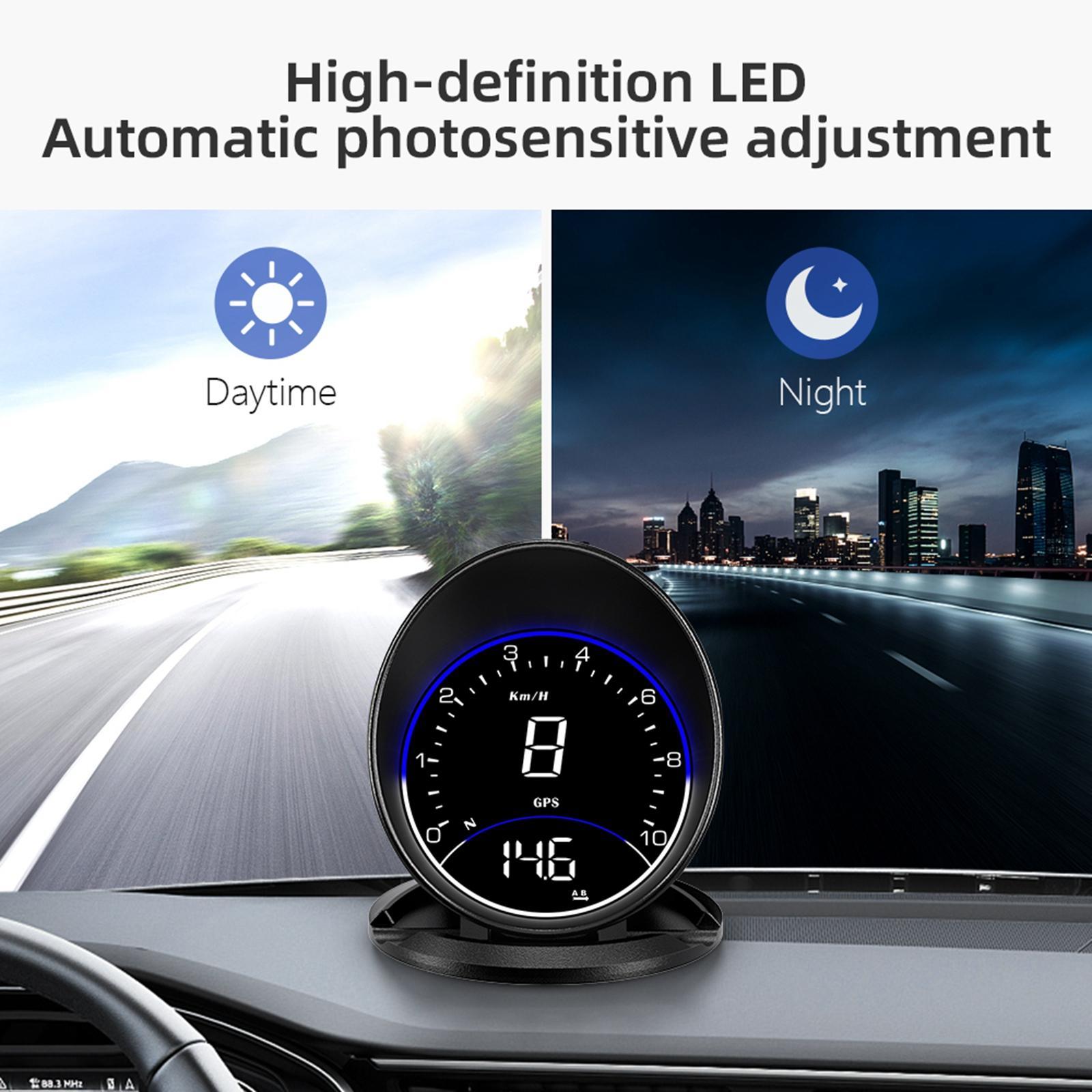 Car HUD Display GPS Display Speedometer Quality Material Durable