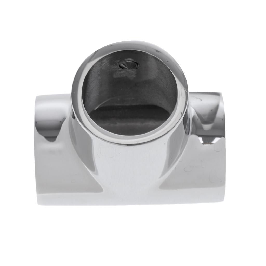 4 Bền 25 Mm 90 Độ Đánh Bóng Thép Không Gỉ 316 Thuyền Tay Đường Sắt Nối Tee Phần Cứng