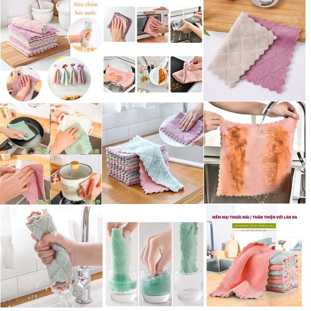 Khăn lau đa năng mền- mịn - sạch sẽ