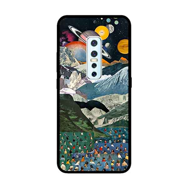 Ốp Lưng in cho Vivo V17 Pro Mẫu Vũ Trụ Nhiều Người - Hàng Chính Hãng