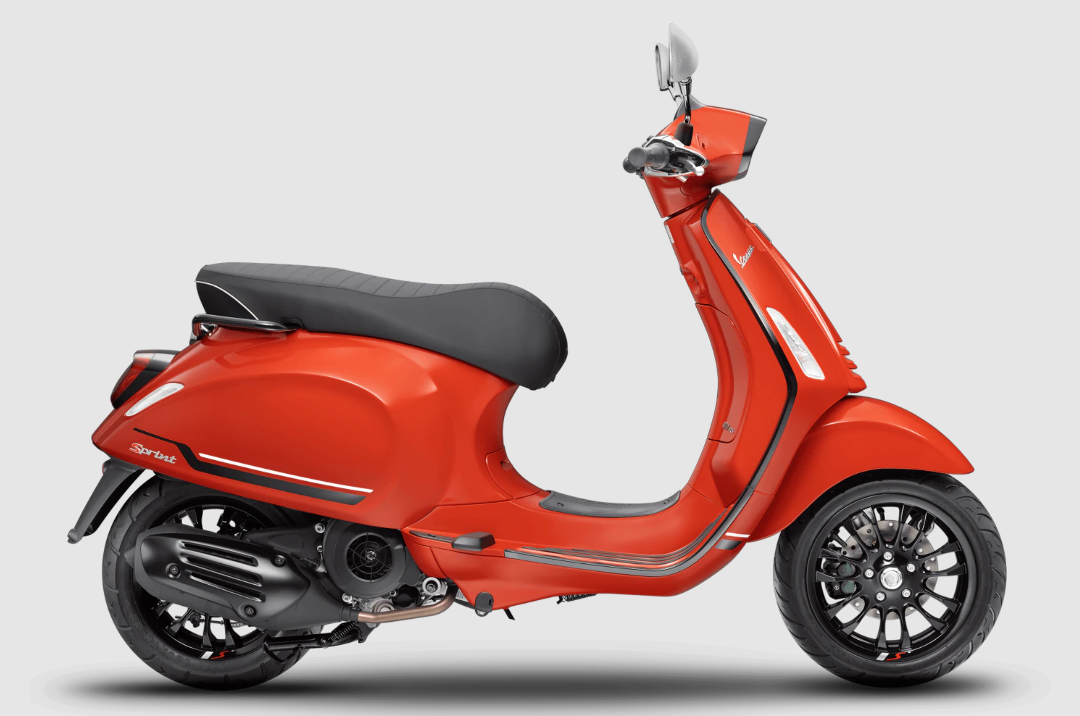 Xe Tay Ga Vespa Sprint S 150 Màu Cam Orange Tomantro