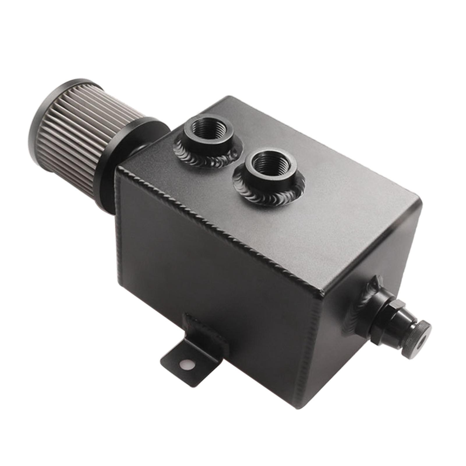 Car Modification General Fuel Tank 2L Aluminum Alloy with Filter