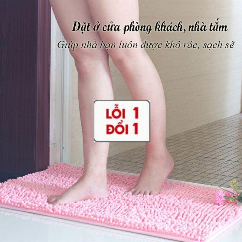 Sét 5 Thảm lau chân san hô đinh cao cấp siêu thấm chống trơn trượt