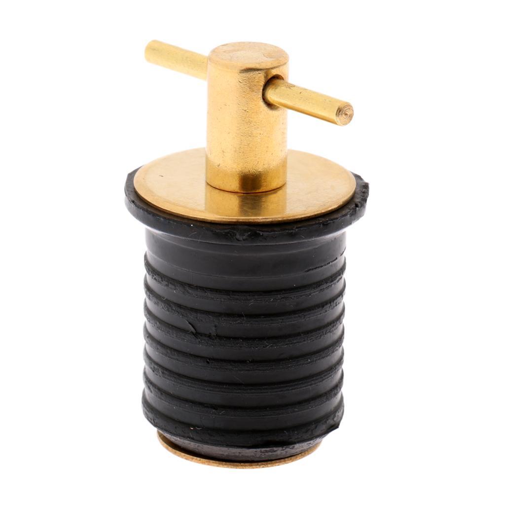 Durable Boot Livewell Drain Plug Set 30mm Snap Lock & 24mm Type
