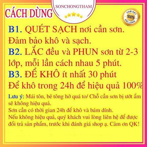 Chai Dung Dịch Xịt Chống Dột, Bình Xịt Chống Thấm Đa Năng Bịt Mọi Khe Nứt, Chống Thấm Tường, chống thấm nước ,Trần Nhà