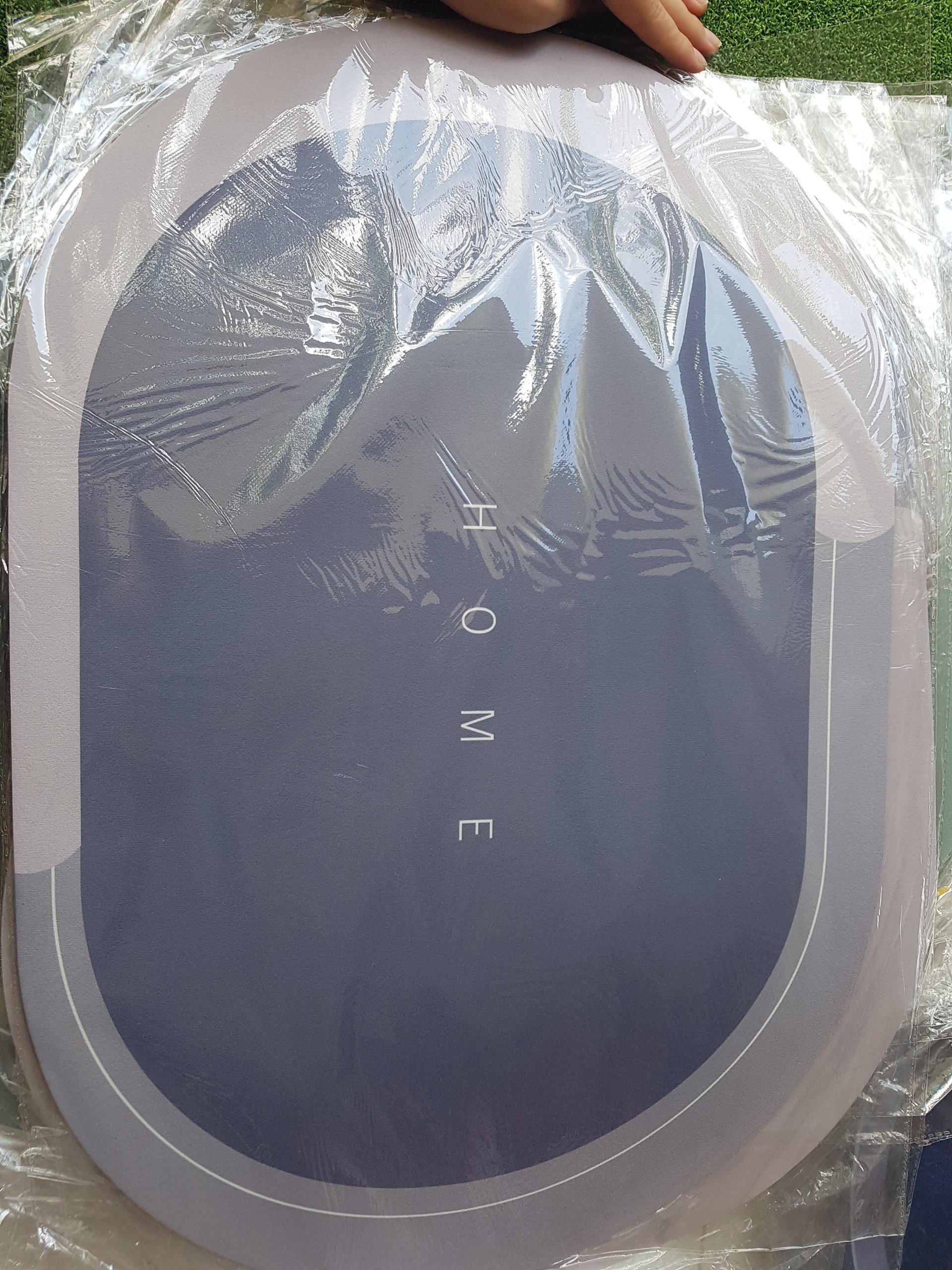Thảm lau chân Silicon Hình Elip lót cửa chùi chân, siêu thấm hút, chống trượt cho phòng tắm
