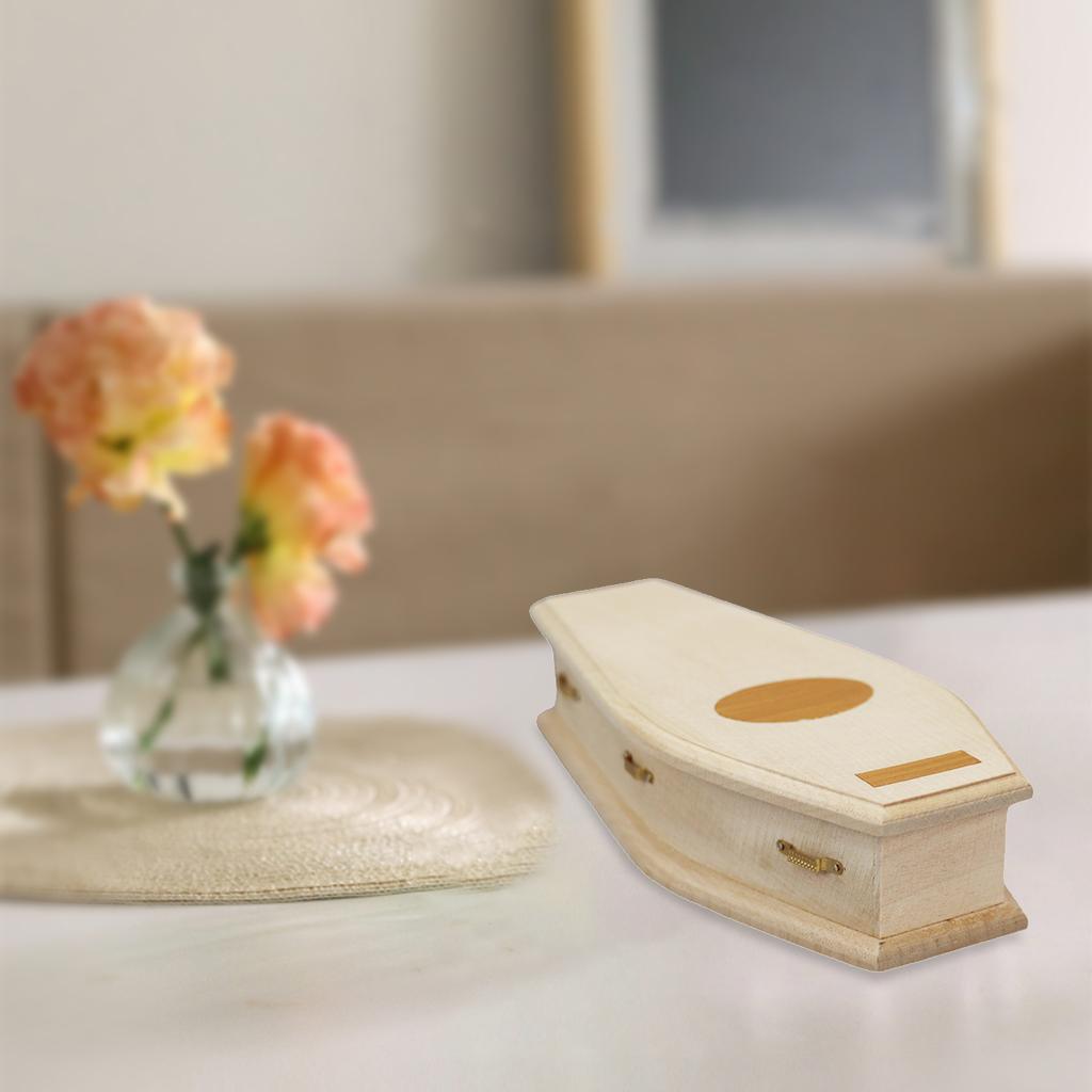 3x 1:12 Scale Dollhouse Miniature Casket Simulation Model Baby Doll Decor
