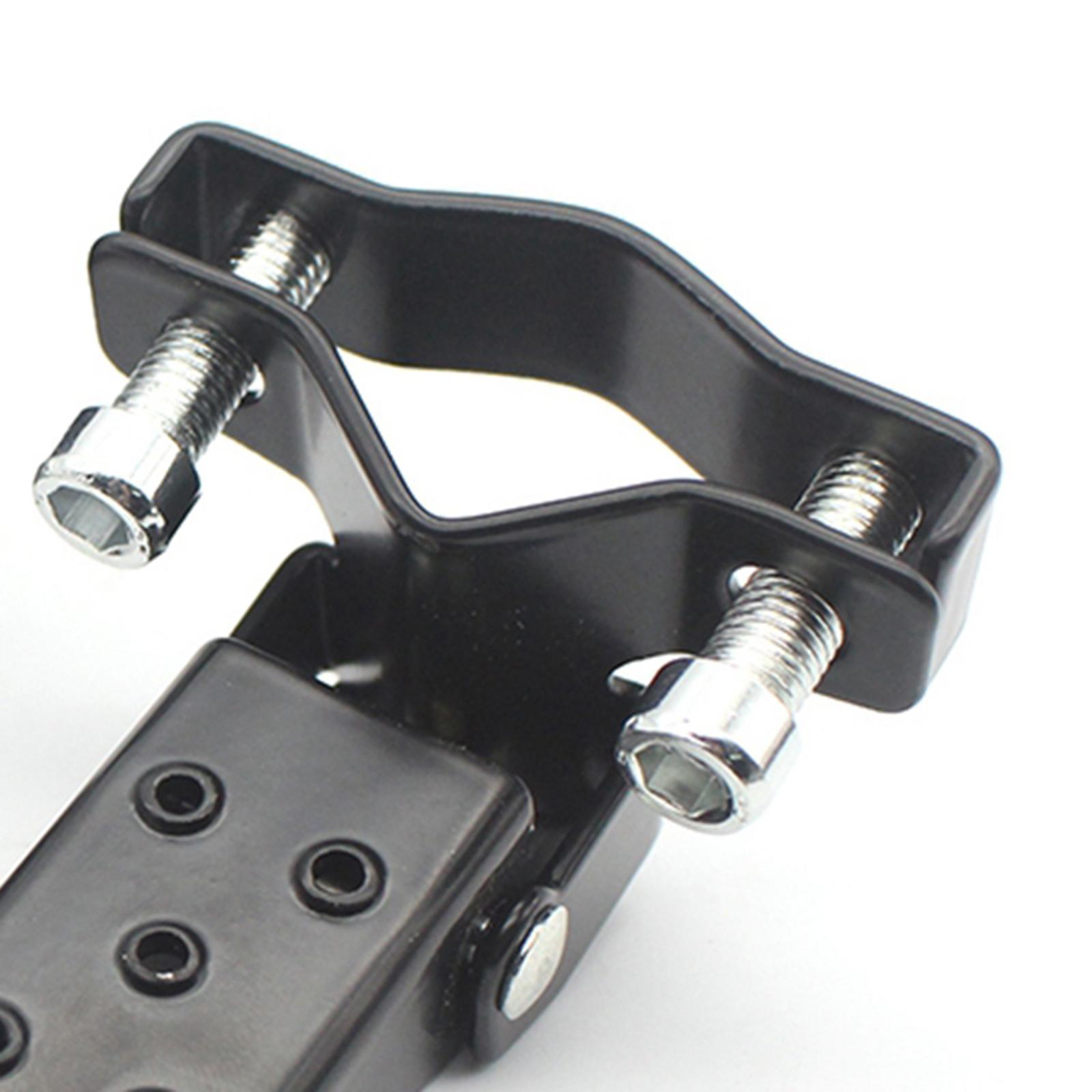 1 Pair of Motorcycle Steel Footrests Pedals Universal 25 30mm Foldable , Easy to Install