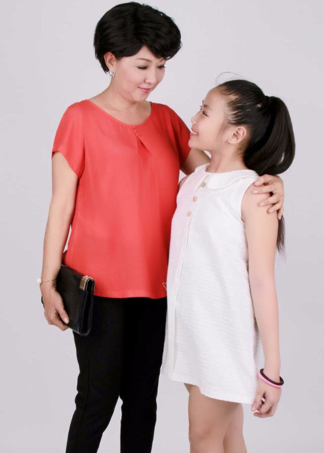 Áo Kiểu Voan 3 Nút Cam UGETHER UPAR26