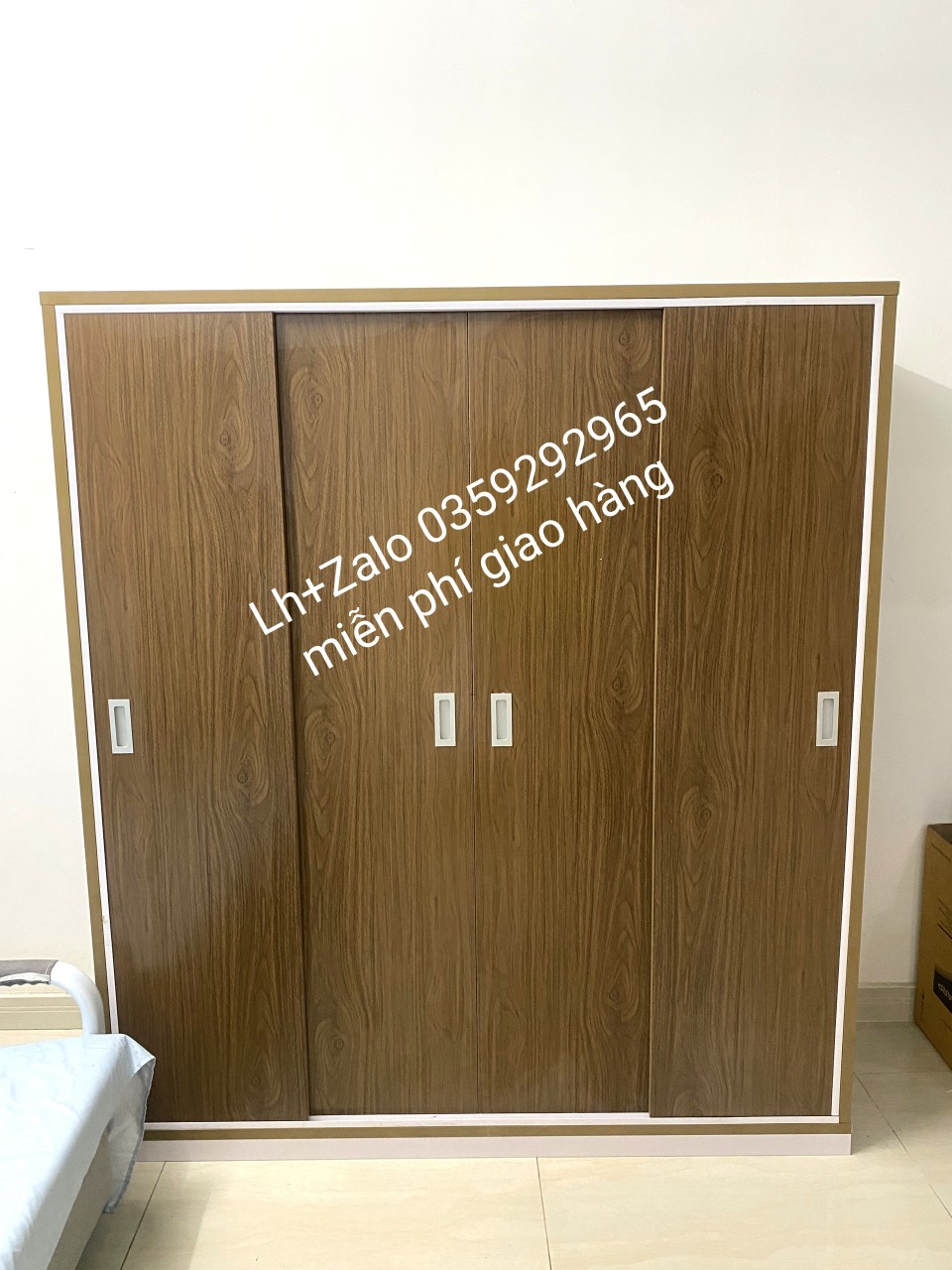 Tủ nhựa đài Loan 4 cánh cửa lùa