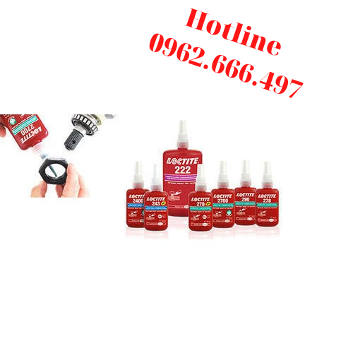 Keo khoá ren , chống xoay Loctite 222- dung tích 50ml và250ml