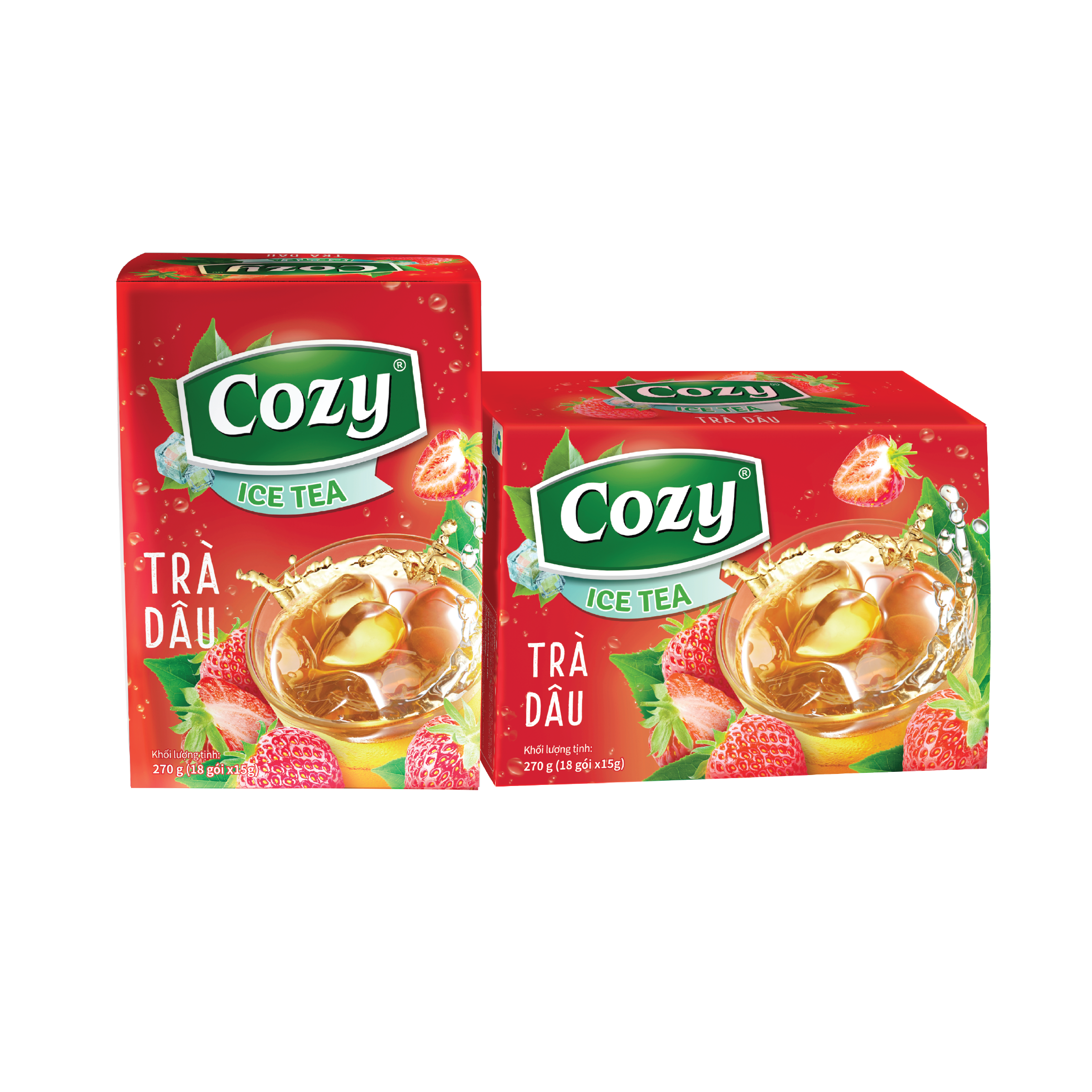 Cozy Trà Hòa Tan Dâu