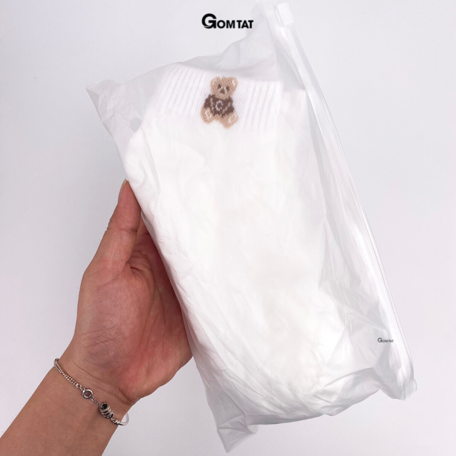 Set 5 đôi tất vớ nữ cổ ngắn GOMTAT họa tiết dễ thương, chất liệu cotton mềm mịn thoáng mát, êm chân - CB090