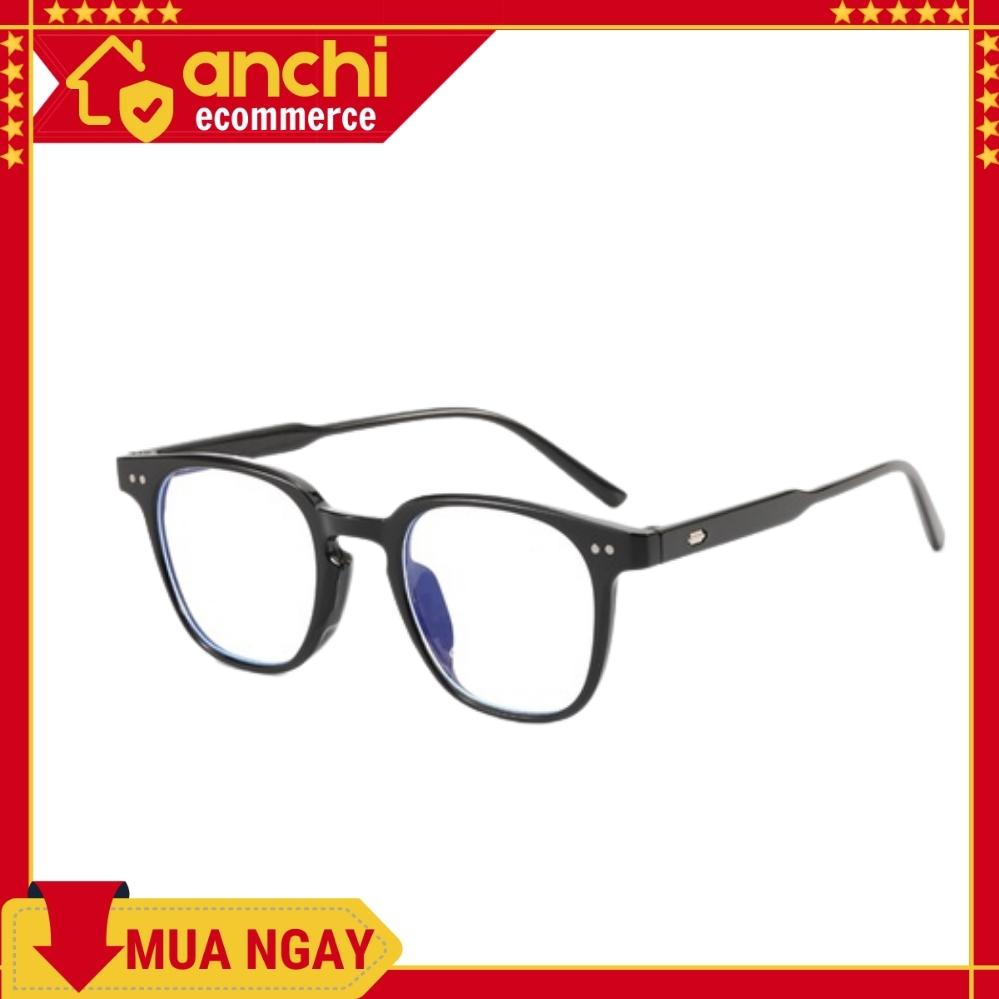 Mắt kính nữ giả cận cao cấp 2022 cho nam và nữ tròng kính 0 độ chống ánh sáng xanh và tia UV - ANCHI HOUSE