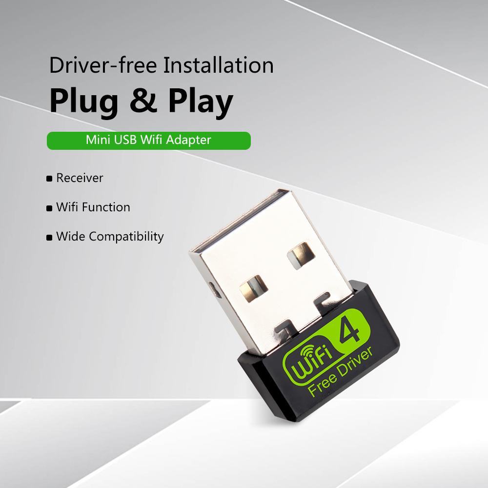 Bộ điều hợp bộ định tuyến Wi-Fi USB mini Mạng LAN Bộ phát thẻ LAN Cắm & chạy cho windows XP / Vista