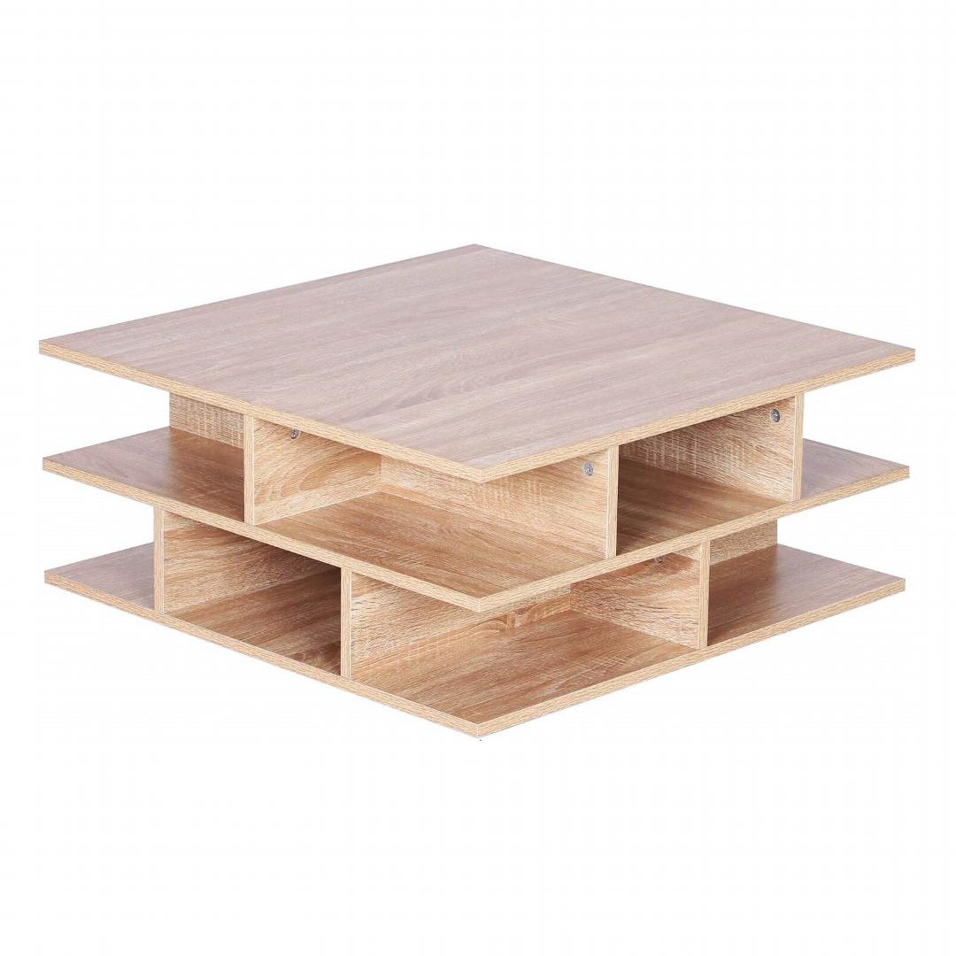 Bàn trà gỗ hiện đại SMLIFE Camila | Gỗ MDF dày 17mm chống ẩm | D70xR70xC30cm