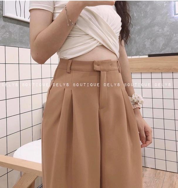 QUẦN ỐNG RỘNG DÁNG DÀI 100cm PHONG CÁCH HÀN QUỐC CÁ TÍNH TRẺ TRUNG 935