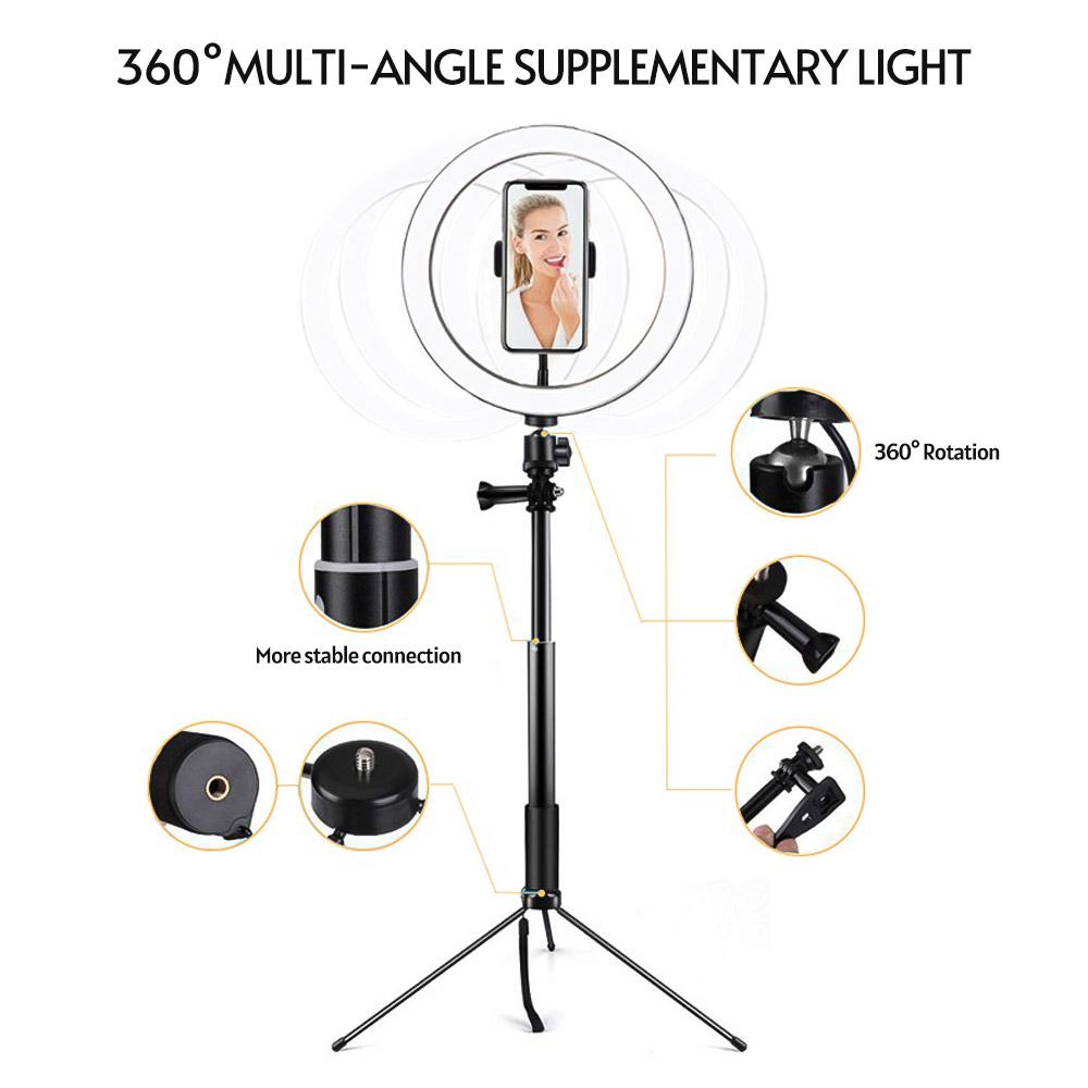 Vòng ánh sáng LED lấp đầy 26cm ánh sáng lấp đầy để chụp ảnh Trang điểm phát trực tiếp