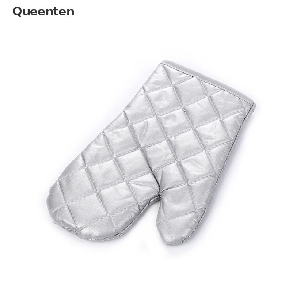 Queenten 1Pc Heat Resistant Gloves Kitchen Pot Holders Cooking Oven Mitts Gripping  VN