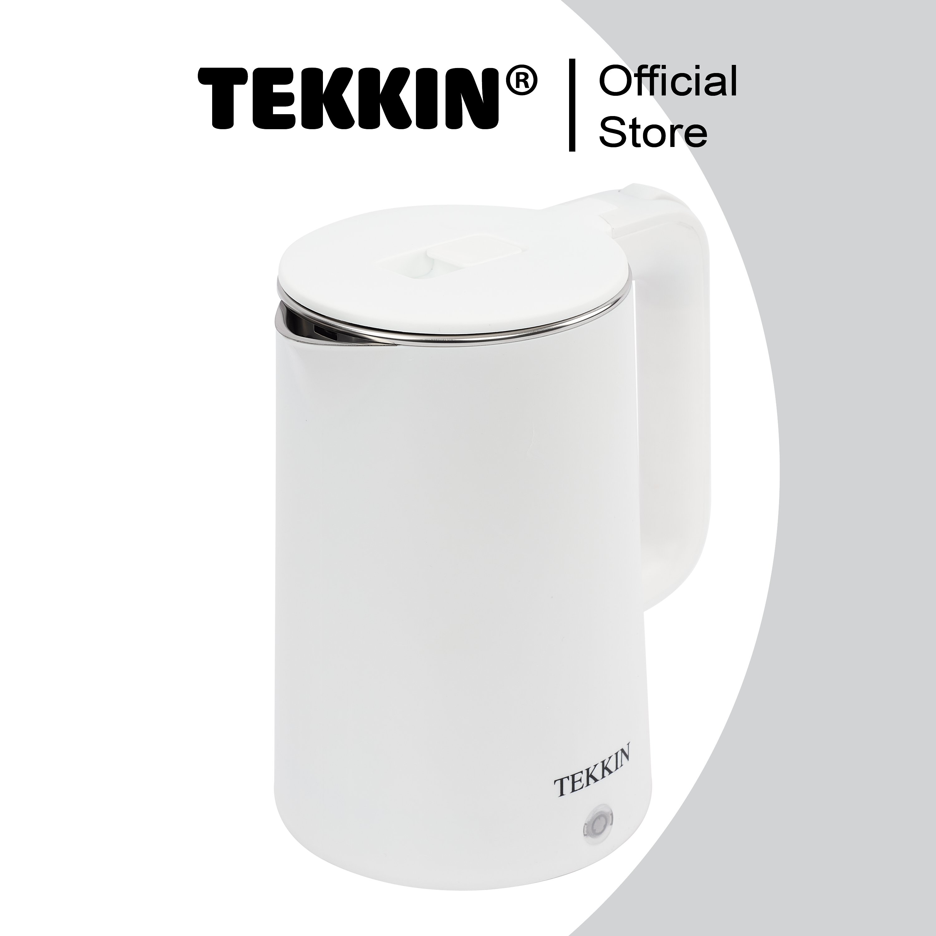 Ấm siêu tốc tự ngắt TEKKIN TI-2845 dung tích lớn 2.3L (dung tích sử dụng 1.8L) 2 lớp công suất 1500W bảo hành 12 tháng - hàng nhập khẩu