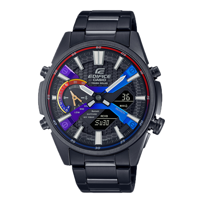 Đồng Hồ Nam Dây Thép Casio Edifice ECB-S100HG-1ADF Chính Hãng - ECB-S100HG-1 Pin Năng Lượng Mặt Trời - Kính Sapphire