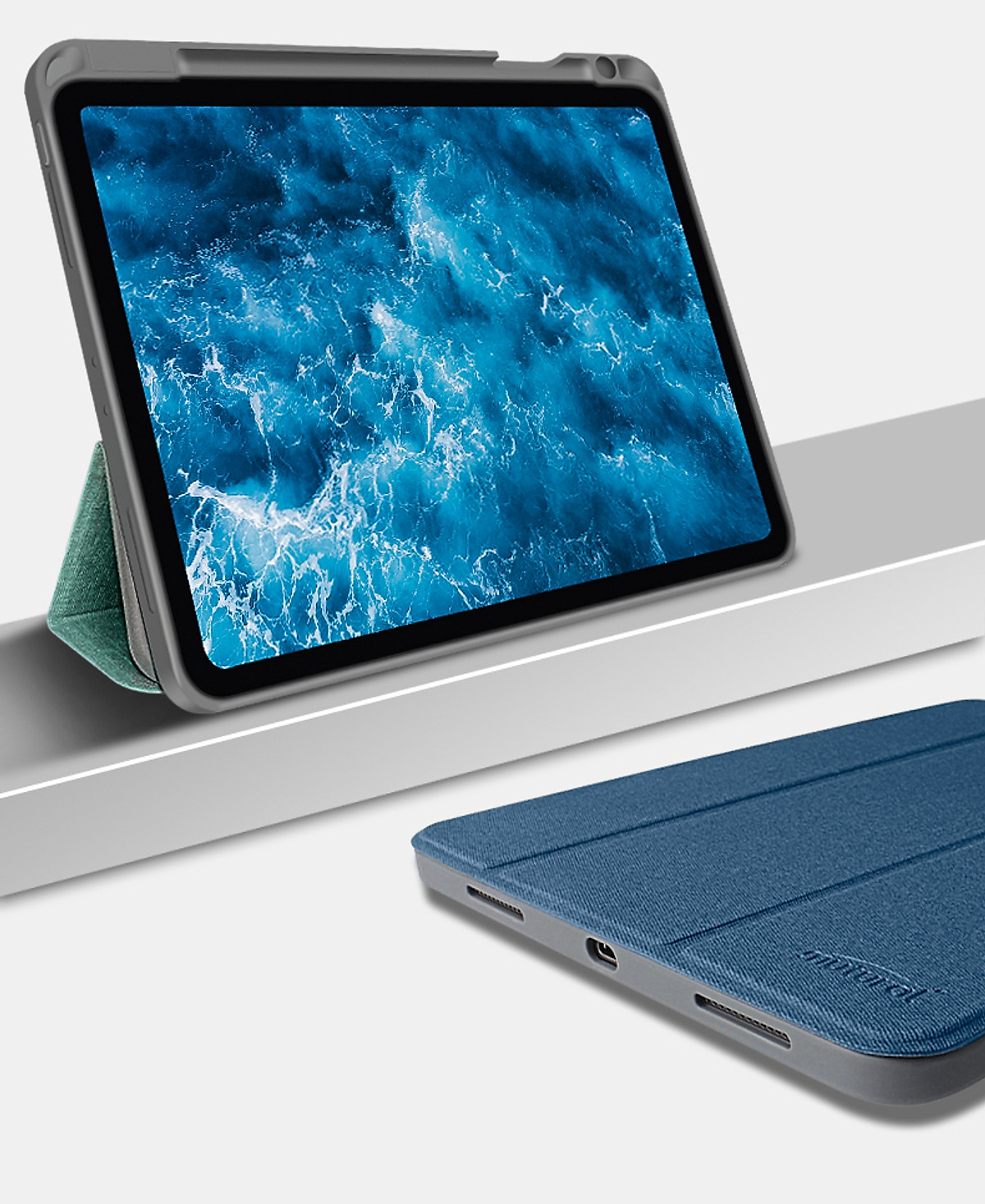Bao da Mutural Tailor dựng đứng có khay bút dành cho iPad Gen 10 10.9inch 2022 - Hàng chính Hãng
