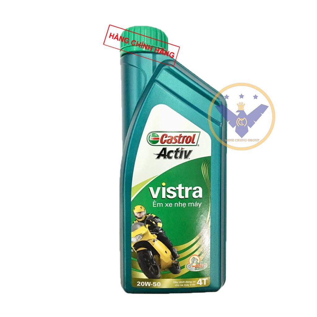 COMBO 4 Dầu xe máy Castrol Activ Vistra 20w50 0.8l