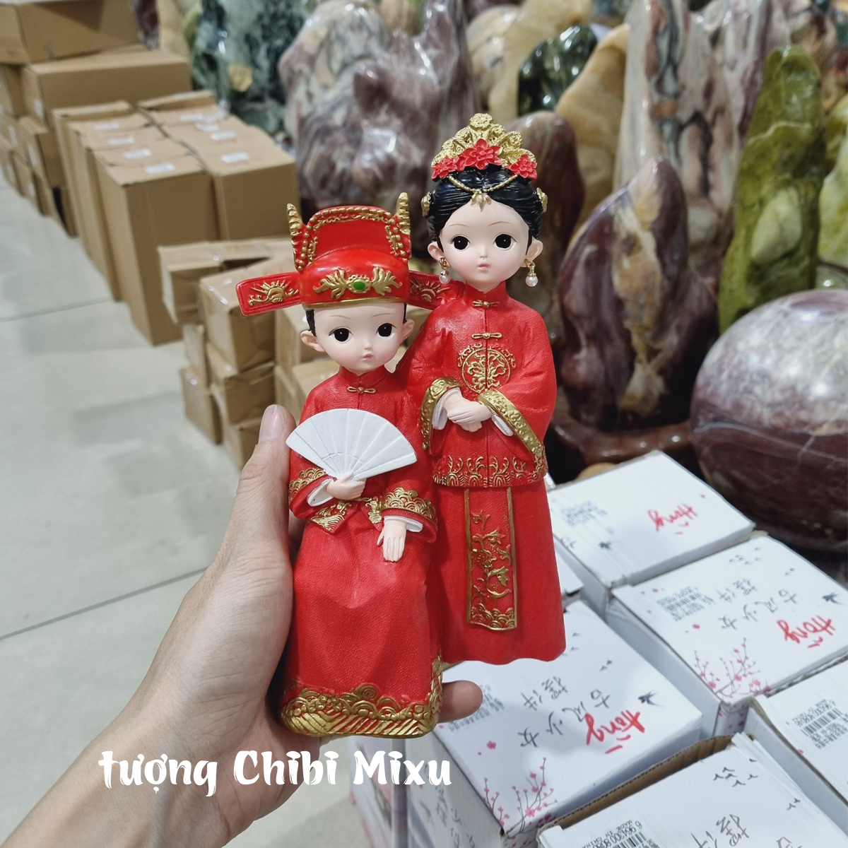 Cặp Tân Lang Tân Nương - mẫu Xuất Giá Tòng Phu