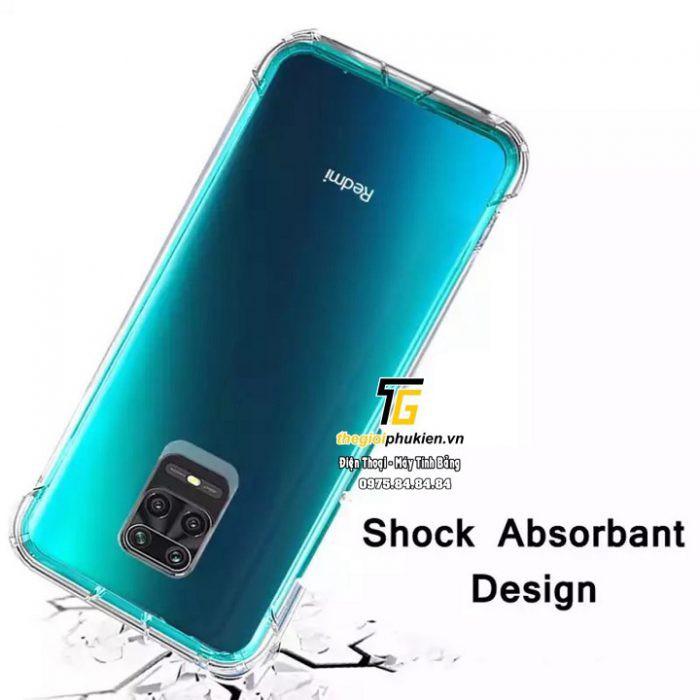 Ốp lưng dẻo trong chống sốc Xiaomi Redmi Note 9s, Note 9 Pro, Note 9 Pro Max