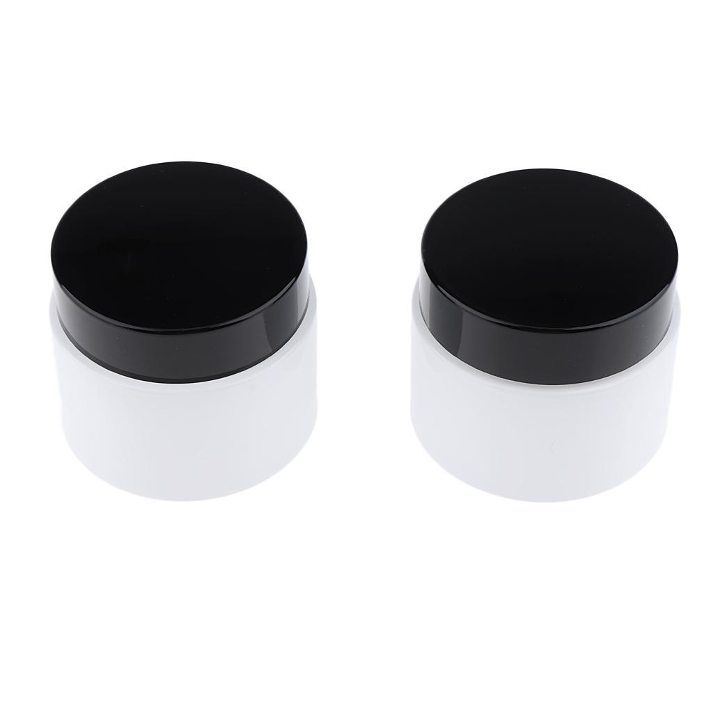 2x Cosmetic Empty Jar Pot Makeup Face Cream Container Glass Bottle 20/30/50g -