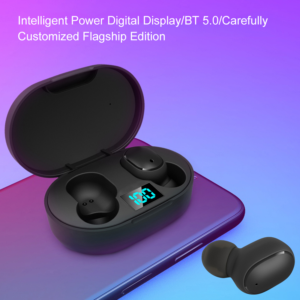 Tai nghe nhét tai A6S bluetooth 5.0 không dây tws thể thao - kèm mic 280mAh, hộp sạc tự động