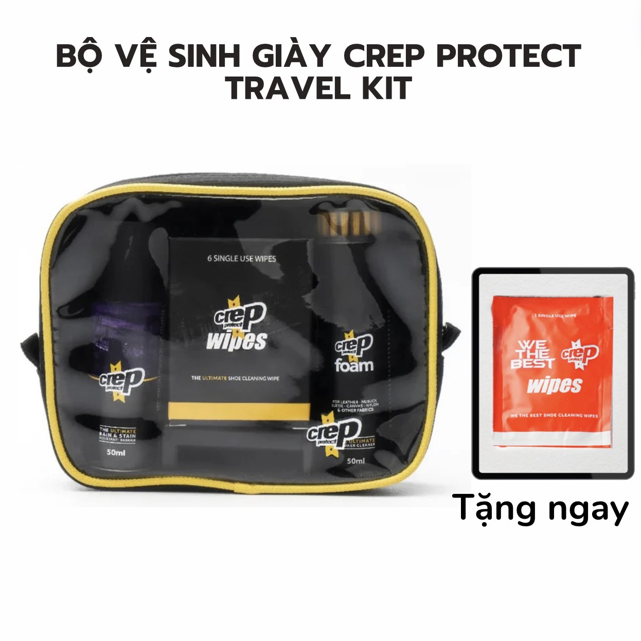 Crep Protect Travel Kit - Bộ Vệ Sinh Giày Crep Protect Du Lịch