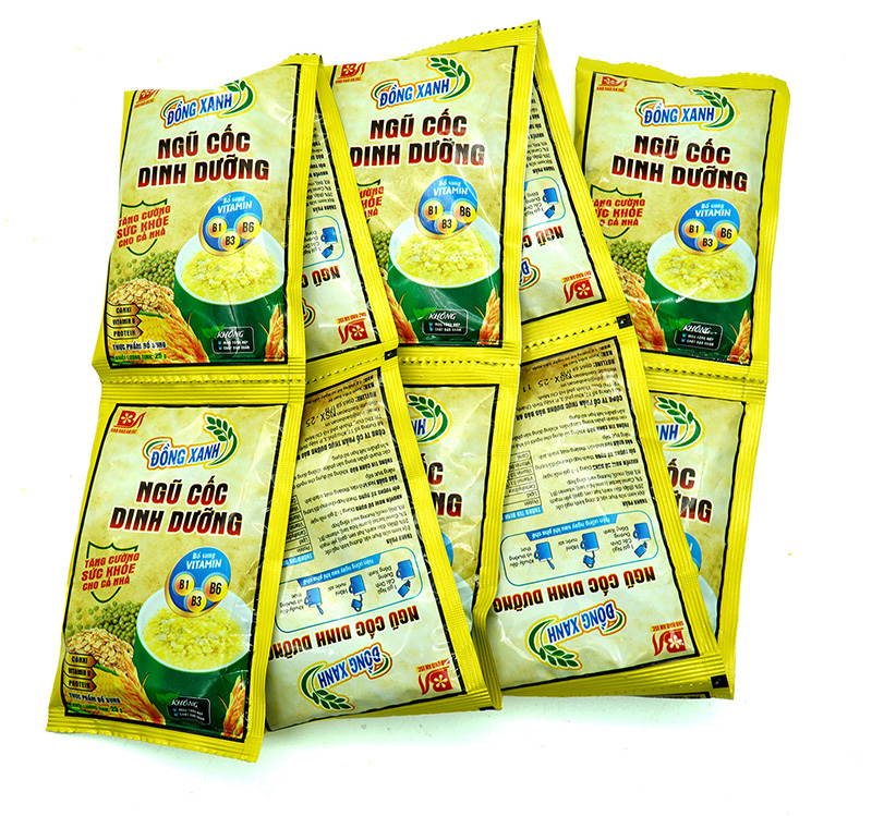 Bột Ngũ Cốc Dinh Dưỡng Đồng Xanh, Túi 20 gói x 25g