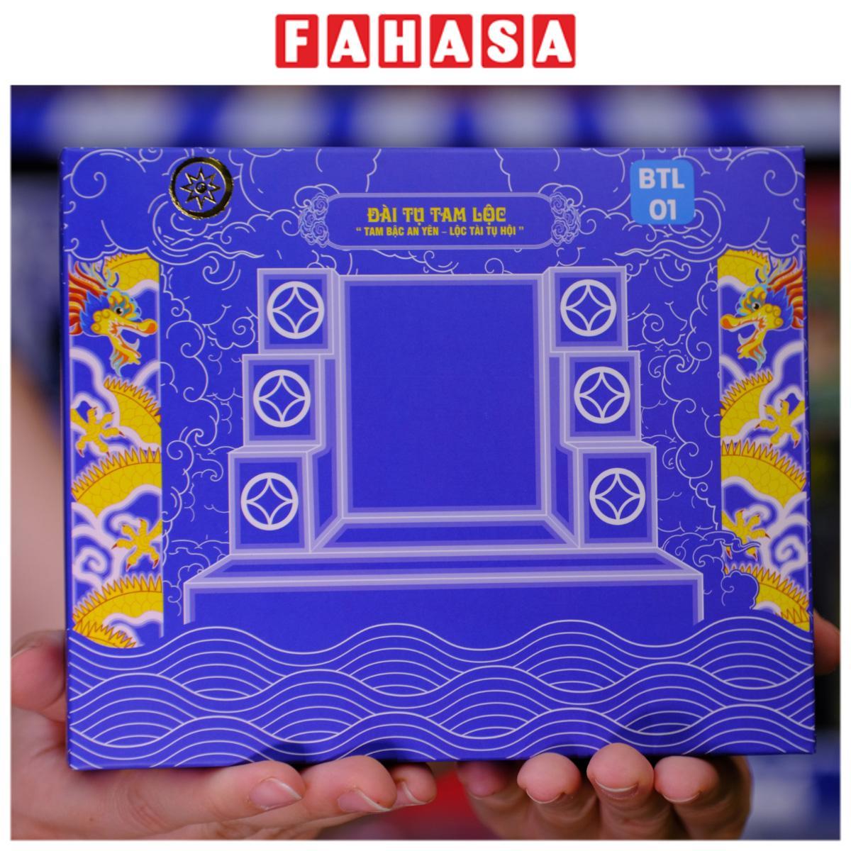 Mô Hình DIY - Bục Gỗ Tam Cấp Đài Tụ Tam Lộc - Manihum BTL-01