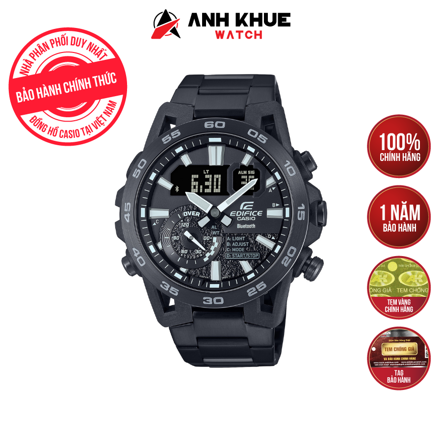 ĐỒNG HỒ CASIO EDIFICE ECB-40BK-1ADF CHÍNH HÃNG