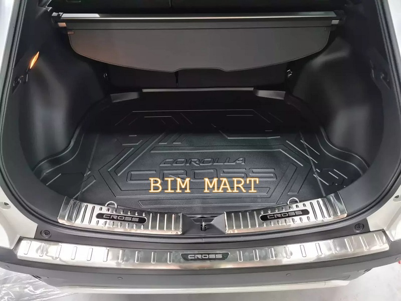 Lót cốp dành cho xe Toyota Corolla Cross 2020-2021 không mùi, chất liệu TPO cao cấp