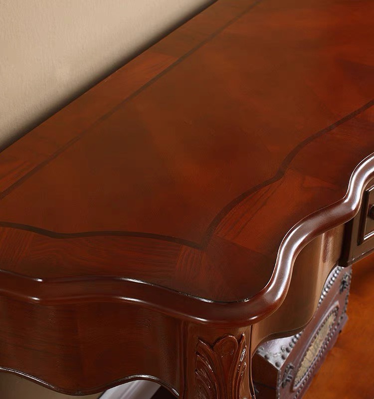 Kệ console , kệ bán nguyệt phong cách tân cổ điển KCS-06