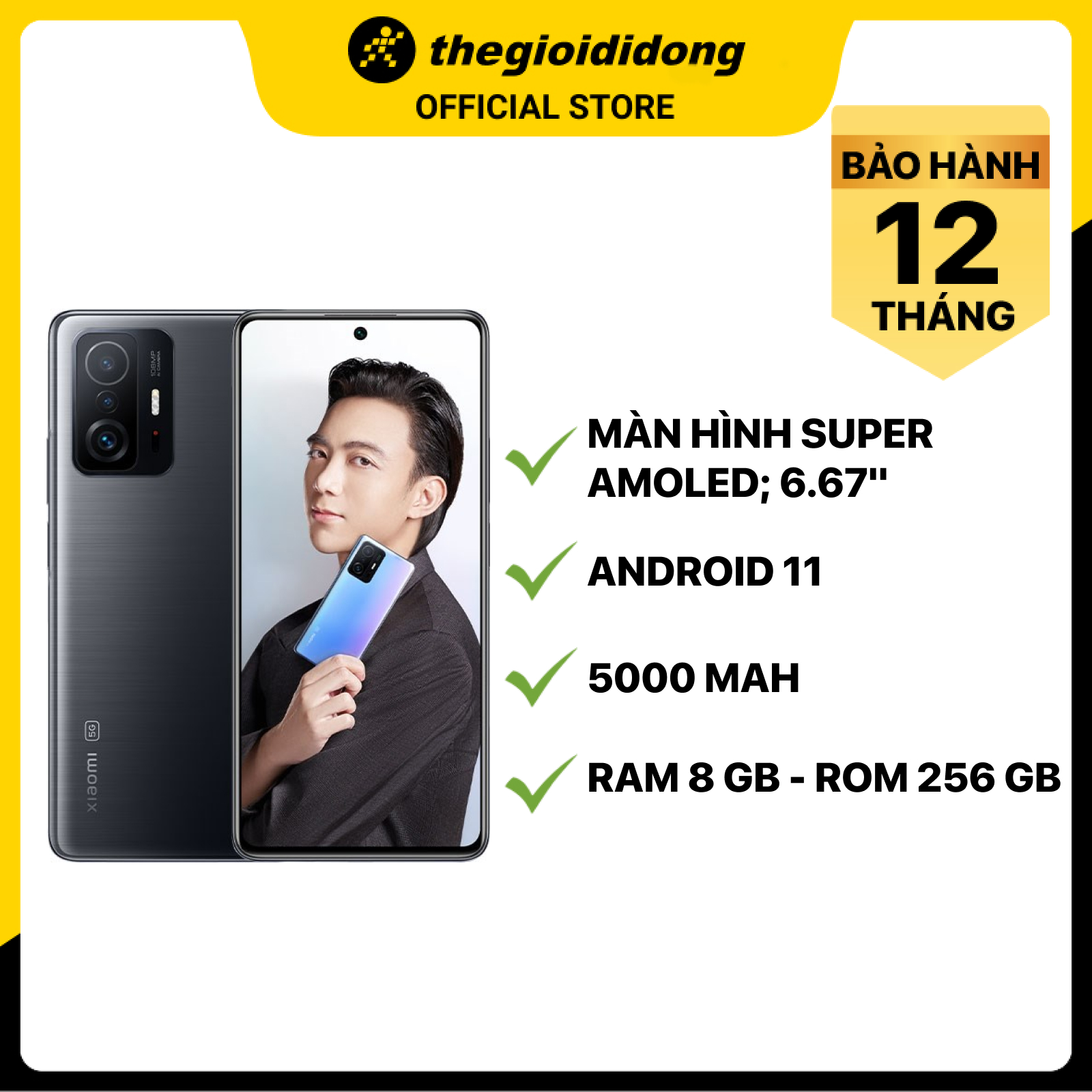 Điện thoại Xiaomi 11T (8G/256GB) - Hàng chính hãng