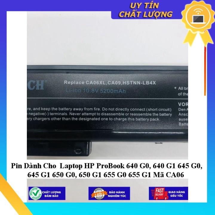 Pin dùng cho Laptop HP ProBook 640 G0, 640 G1 645 G0, 645 G1 650 G0, 650 G1 655 G0 655 G1 Mã CA06 - Hàng Nhập Khẩu MIBAT733
