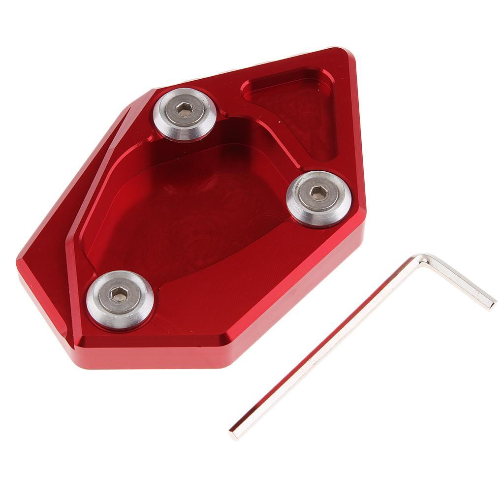 Durable Motorcycle Kickstand Support Plate for 250 300 400 Red