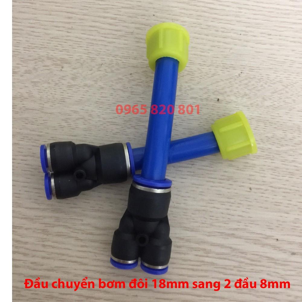 Đầu chuyển từ bơm đôi sang 2 đầu 8mm