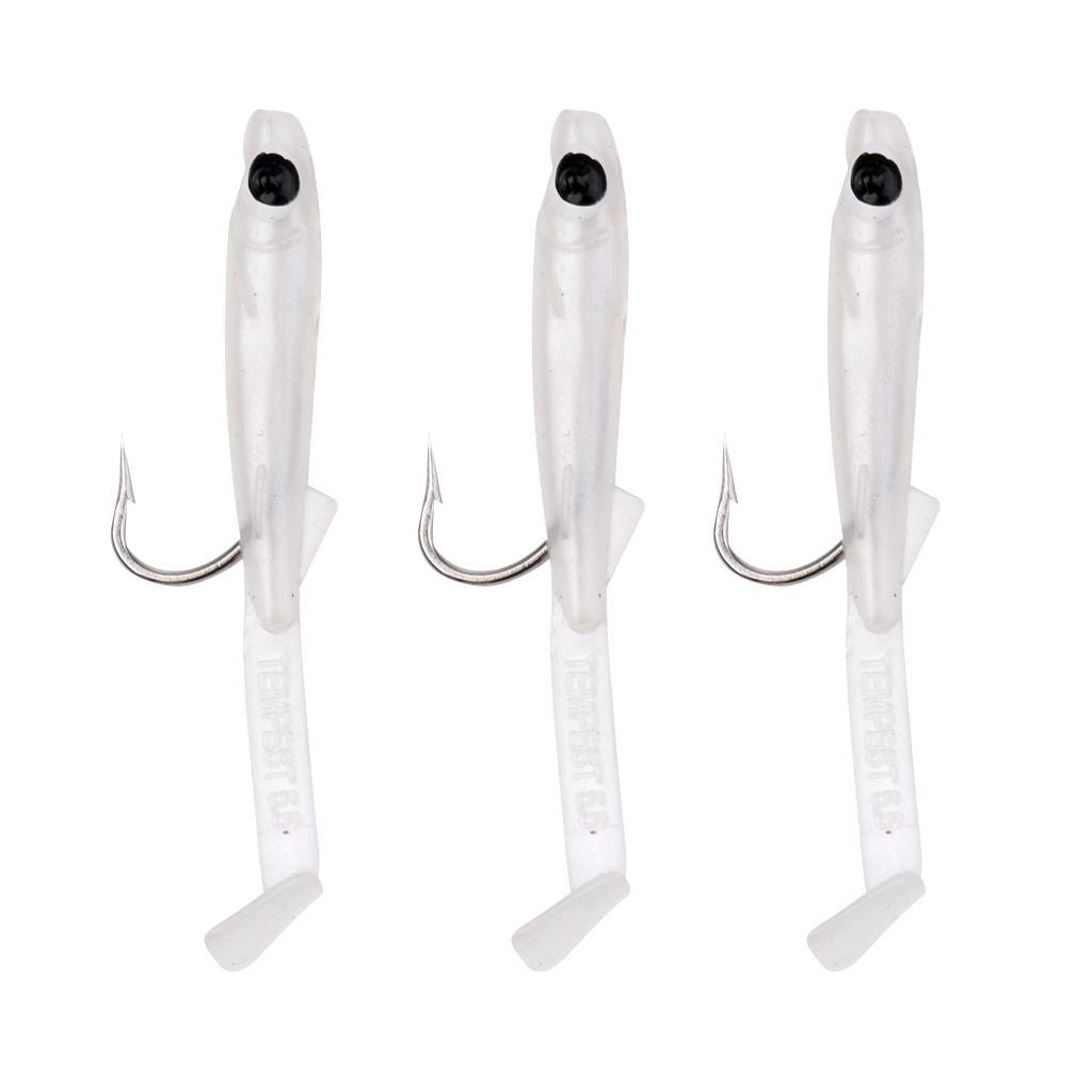 3pcs Eel Fishing Bait Artificial Lifelike Fishing Tackle Hooks Bionic Lures