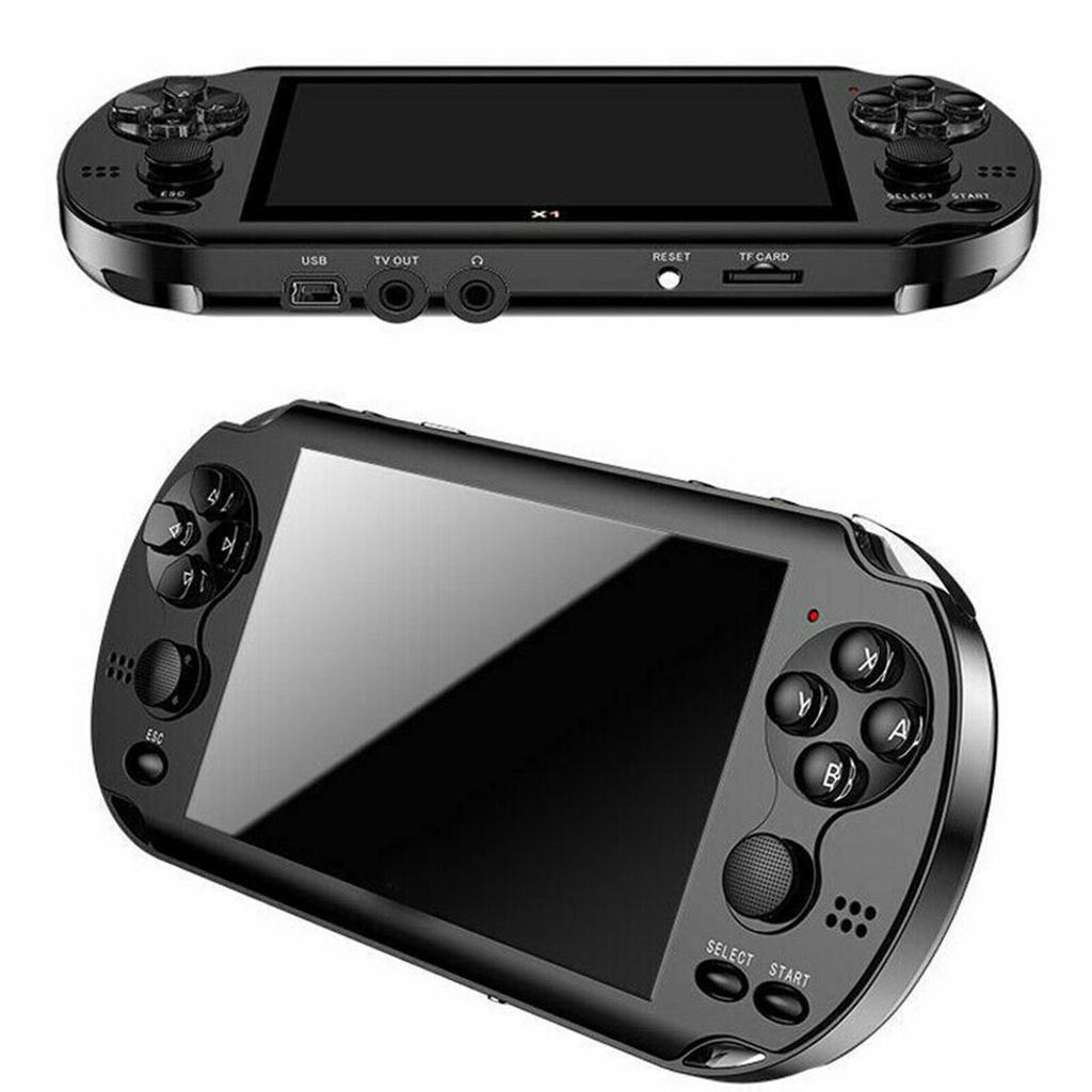 MÁY CHƠI GAME CẦM TAY 3D 5.1 INCH X9-S PSP CHƠI GAME 1000 TRÒ CHƠI PS1, GBA, GBC, GAME THÙNG