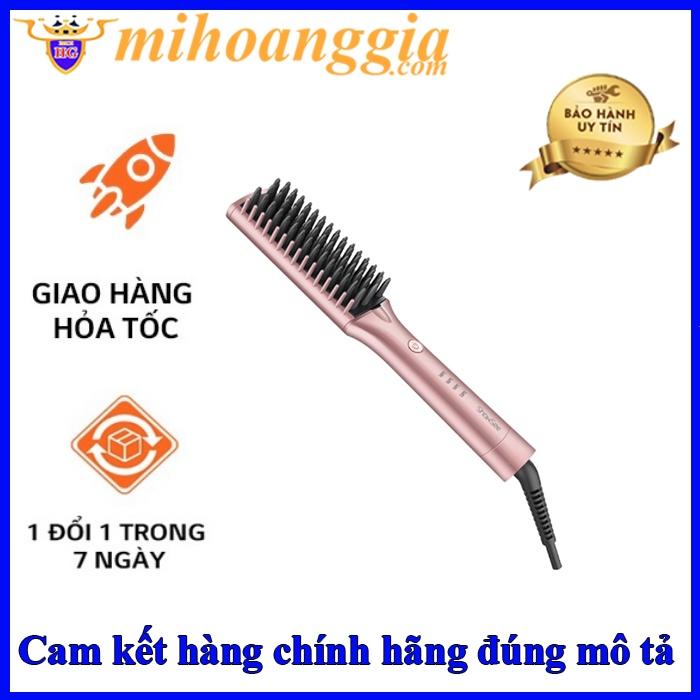 Lược điện, máy duỗi tóc chải tóc tạo kiểu Showsee E1 tùy chỉnh 4 mức nhiệt tạo tóc xoan lọn bông bềnh - Hàng chính hãng