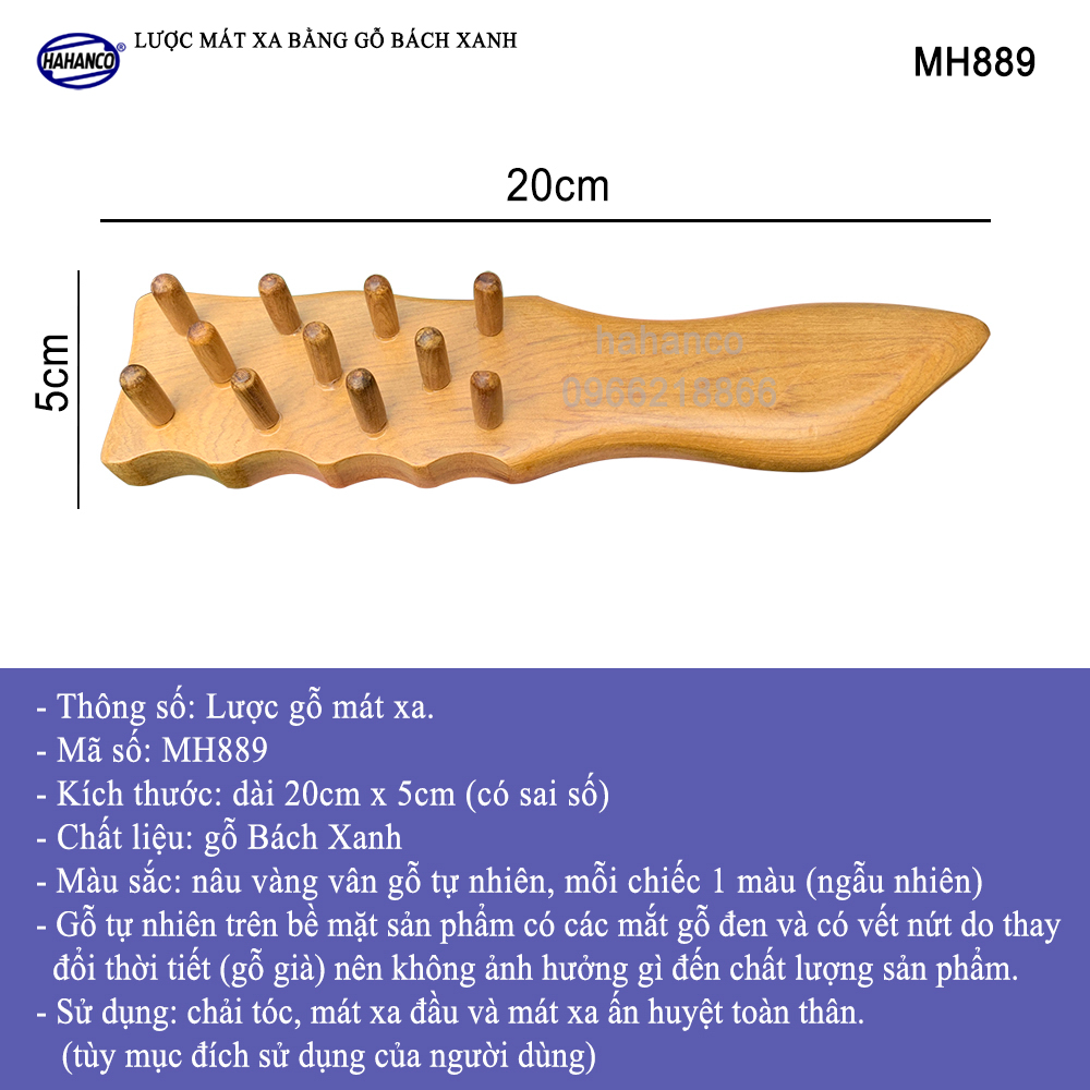 Lược gỗ thơm đa năng mát xa ấn huyệt toàn thân giúp lưu thông khí huyết - chăm sóc sức khỏe cho bạn