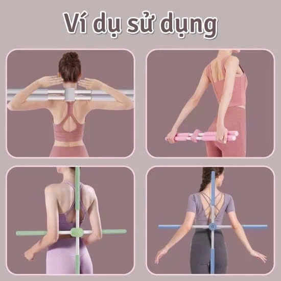 MÓC TREO Thanh Tập Chống Gù Lưng, Gậy Tập Yoga Chống Gù Lưng Bằng Thép Không Gỉ - Hàng Loại 1 - Chính Hãng